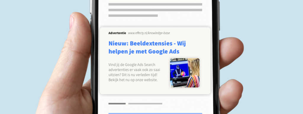 Nieuw: Beeldextensies in Google Ads